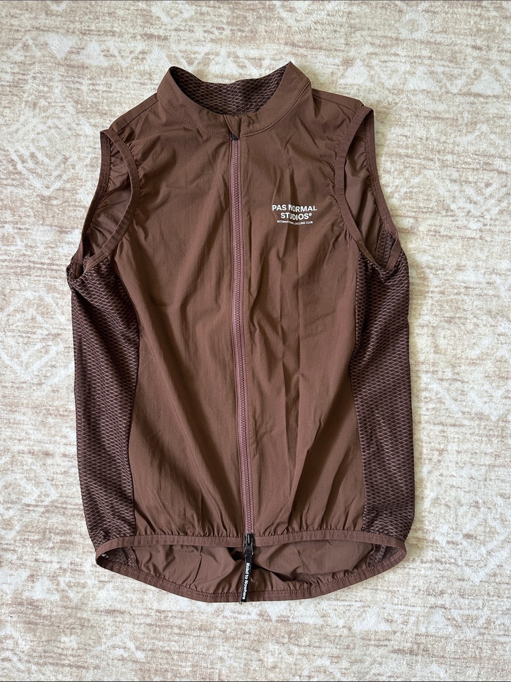 Pas Normal Studios Women’s Brown Cycling Vest - Medium